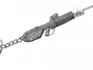Keychain - M392 Cannon - Halo - Printable - STL files 3D-printmodel