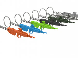 Брелок &mdash; Пушка M392 &mdash; Halo &mdash; Для печати &mdash; Файлы STL 3D Принт Модель