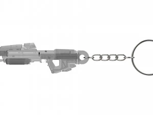 Keychain - MA37 Cannon - Halo - Printable - STL files 3D Print Model