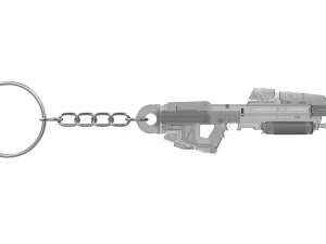 Keychain - MA37 Cannon - Halo - Printable - STL files 3D Print Model