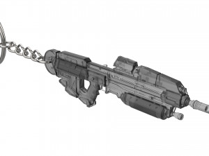 Keychain - MA37 Cannon - Halo - Printable - STL files 3D Print Model
