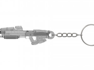 Keychain - MA40 Assault Cannon - Halo - Printable - STL files 3D-printmodel