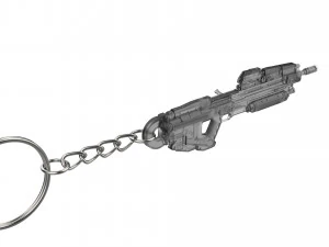 Keychain - MA40 Assault Cannon - Halo - Printable - STL files 3D Print Model