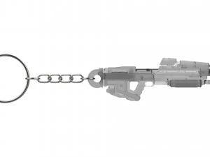 Keychain - MA40 Assault Cannon - Halo - Printable - STL files 3D Print Model