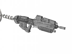 Keychain - MA40 Assault Cannon - Halo - Printable - STL files 3D Print Model