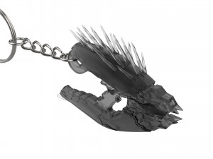 Keychain - Needler - Halo - Printable - STL files Model Cetak 3D