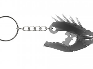 Keychain - Needler - Halo - Printable - STL files Model Cetak 3D