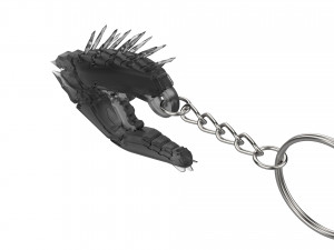 Keychain - Needler - Halo - Printable - STL files Model Cetak 3D