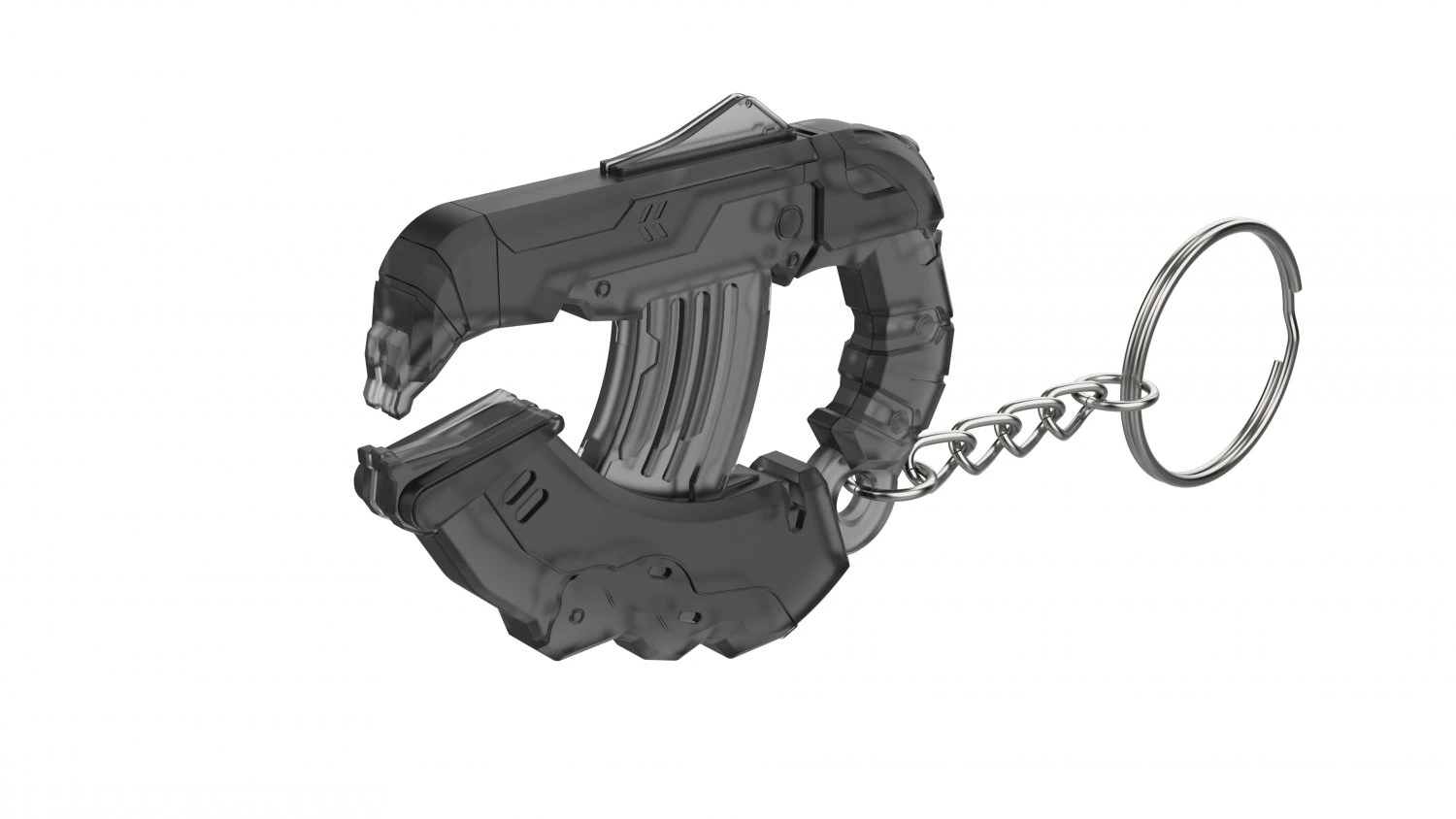 Keychain - H2A Plasma Pistol - Halo - Printable - STL files 3D Print Model .c4d .max .obj .3ds .fbx .stl .blend 