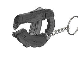 Keychain - H2A Plasma Pistol - Halo - Printable - STL files 3D Print Model