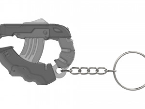 Keychain - H2A Plasma Pistol - Halo - Printable - STL files 3D 프린트 모델