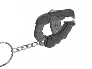 Keychain - H2A Plasma Pistol - Halo - Printable - STL files 3D Print Model