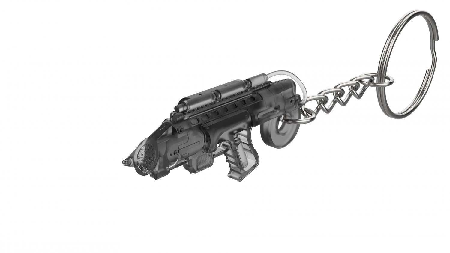 Keychain - Flame Cannon - Legends Of Tomorrow - Printable - STL files 3D Print Model .c4d .max .obj .3ds .fbx .stl .blend 