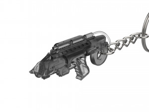 Keychain - Flame Cannon - Legends Of Tomorrow - Printable - STL files 3D Print Model