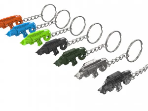 Keychain - Flame Cannon - Legends Of Tomorrow - Printable - STL files 3D Print Model