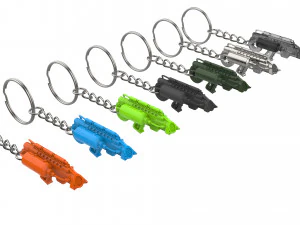 Keychain - Flame Cannon - Legends Of Tomorrow - Printable - STL files 3D Print Model
