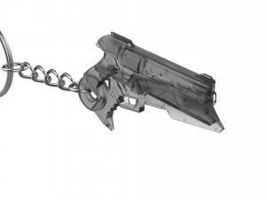 Keychain - Lucian Cannons - League of Legends - Printable - STL files 3D Print Model
