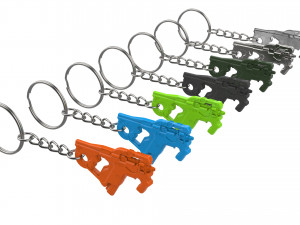 Keychain - M-25 Hornet Cannon - Mass Effect - Printable - STL files 3D Baskı Modeli