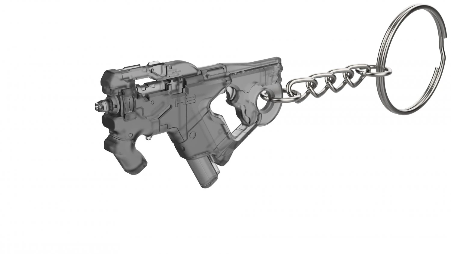 Keychain - M-25 Hornet Cannon - Mass Effect - Printable - STL files 3D Print Model .c4d .max .obj .3ds .fbx .stl .blend