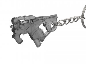 Keychain - M-25 Hornet Cannon - Mass Effect - Printable - STL files 3D Print Model