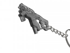 Keychain - M-25 Hornet Cannon - Mass Effect - Printable - STL files 3D Baskı Modeli