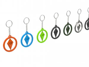 Keychain - Trinket - No Mans Skye - Printable - STL files 3D Print Model