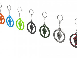 Keychain - Trinket - No Mans Skye - Printable - STL files 3D Print Model