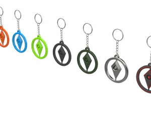 Keychain - Trinket - No Mans Skye - Printable - STL files 3D Print Model