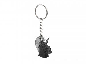 Keychain - Rainbow Smash Unicorn - Fortnite - Printable - STL files 3D-Druckmodell