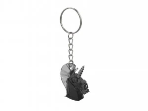 Keychain - Rainbow Smash Unicorn - Fortnite - Printable - STL files 3D Print Model