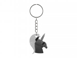 Keychain - Rainbow Smash Unicorn - Fortnite - Printable - STL files 3D-Druckmodell