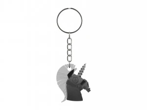 Keychain - Rainbow Smash Unicorn - Fortnite - Printable - STL files 3D Print Model