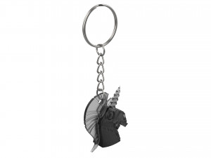 Keychain - Rainbow Smash Unicorn - Fortnite - Printable - STL files 3D-Druckmodell