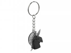 Keychain - Rainbow Smash Unicorn - Fortnite - Printable - STL files 3D Print Model