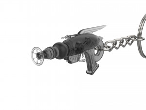 Keychain - Shrink Ray Blaster - Outer Worlds - Printable - STL files 3D Print Model