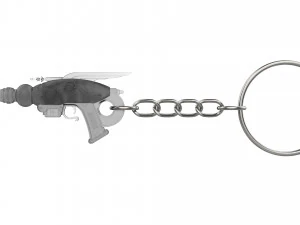 Keychain - Shrink Ray Blaster - Outer Worlds - Printable - STL files 3D Print Model