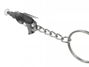Keychain - Shrink Ray Blaster - Outer Worlds - Printable - STL files 3D Print Model