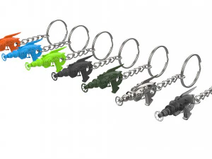 Keychain - Shrink Ray Blaster - Outer Worlds - Printable - STL files 3D Print Model