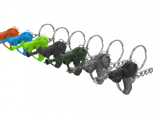 Keychain - Ray Blaster - CoD - Printable - STL files 3D Print Model