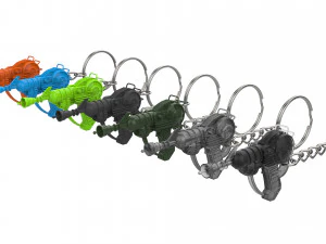 Keychain - Ray Blaster - CoD - Printable - STL files 3D Print Model