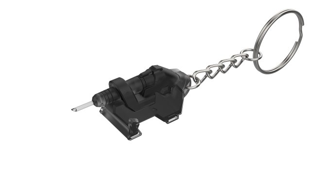 Keychain - Ana Nano Boost - Overwatch - Printable - STL files 3D 프린트 모델 .c4d .max .obj .3ds .fbx .stl .blend 