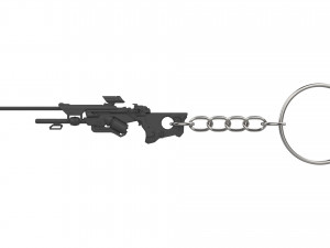 Keychain - Ana Sniper Rifle - Overwatch - Printable - STL files 3D Baskı Modeli