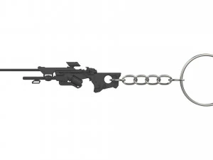 Keychain - Ana Sniper Rifle - Overwatch - Printable - STL files 3D Print Model