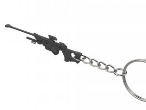 Keychain - Ana Sniper Rifle - Overwatch - Printable - STL files 3D Baskı Modeli