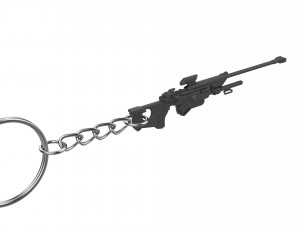 Keychain - Ana Sniper Rifle - Overwatch - Printable - STL files 3D Baskı Modeli