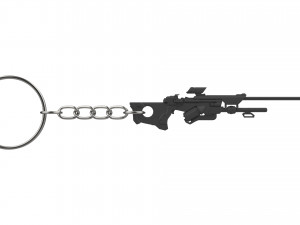 Keychain - Ana Sniper Rifle - Overwatch - Printable - STL files 3D Baskı Modeli