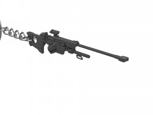 Keychain - Ana Sniper Rifle - Overwatch - Printable - STL files 3D Baskı Modeli