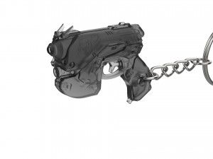 Keychain - DVa Black Cat - Overwatch - Printable - STL files 3D Print Model