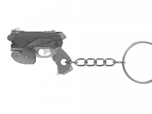 Keychain - DVa Blaster - Overwatch - Printable - STL files 3D Print Model