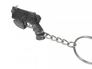 Keychain - DVa Blaster - Overwatch - Printable - STL files Model Cetak 3D